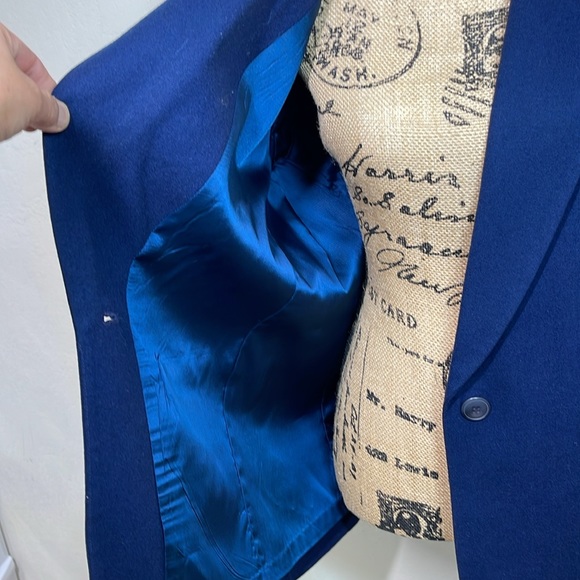 Pendleton Blazer Jacket Women's 100% Wool Blue Size 16 - Picture 8 of 13